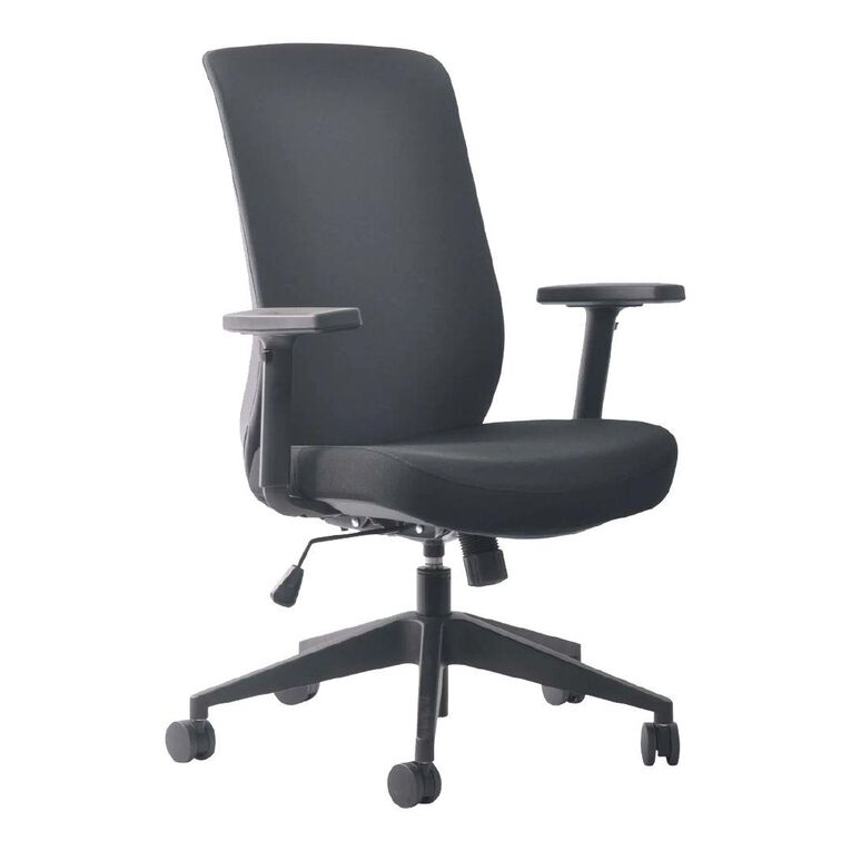 Buro Seating Mondo Gene Fabric Chair with Arms Grey Grey