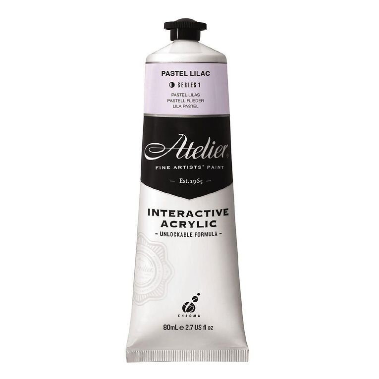 Atelier S1 Acrylic Paint Pastel Lilac 80ml