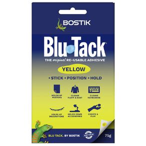 Bostik Blu-Tack 75g Yellow