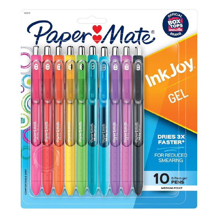 Paper Mate Inkjoy Gel 0.7mm Fashion 10 Pack