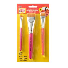 Mod Podge Short Handle Brush Set 3 Piece