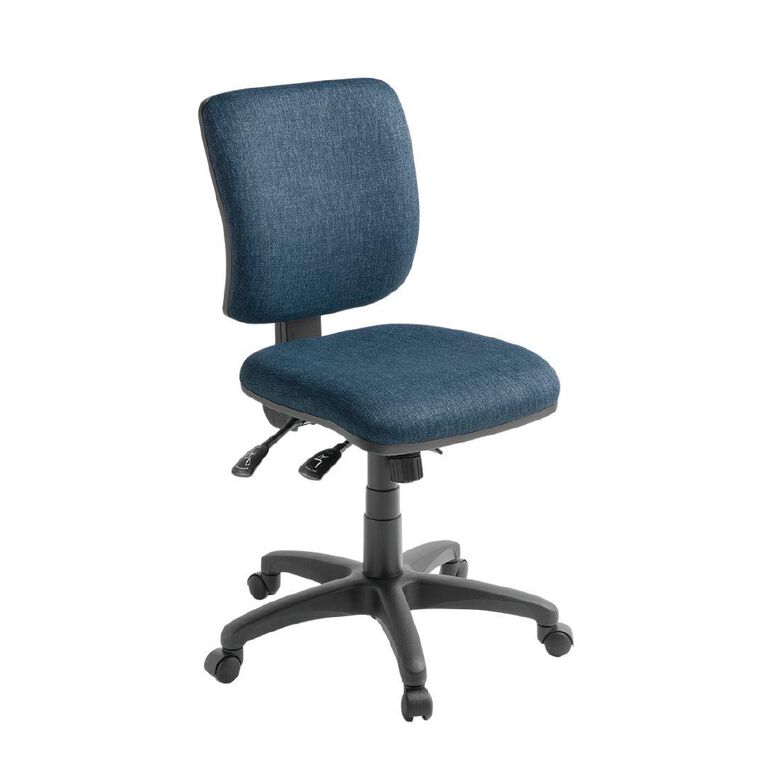 Eden Swatch 3 Lever Midback Ergonomic Chair Navy