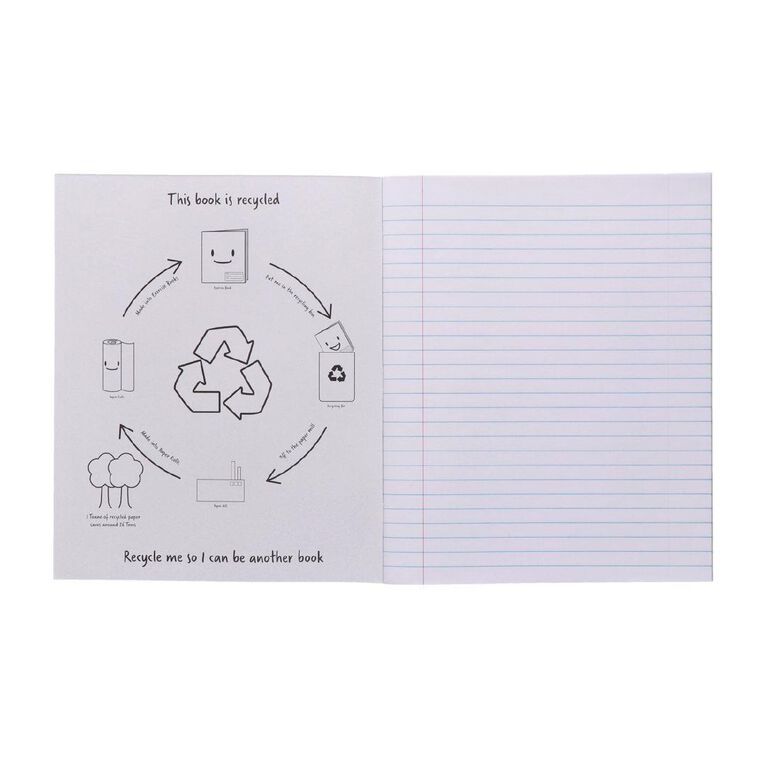WS Exercise Book 1I5 9mm Ruled 40 Leaf Green