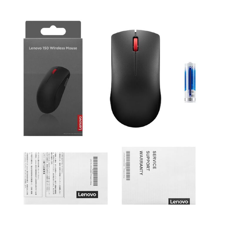 Lenovo 150 Wireless Mouse Black