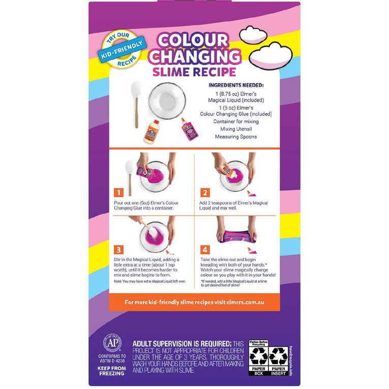 Elmer's Unicorn Magic Slime Kit 2 Piece
