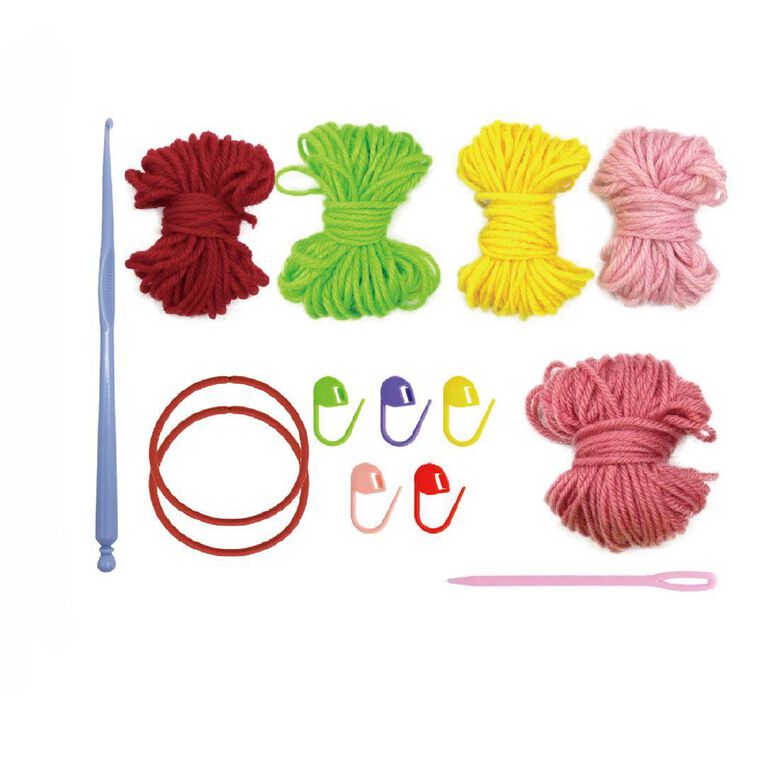 Uniti Craft Adults Crochet Kit Hair Tie Flower