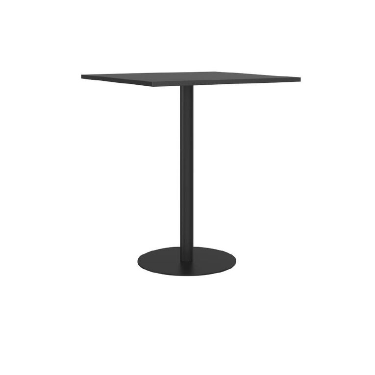 Knights Polo Bar Leaner 900 Square Black Top