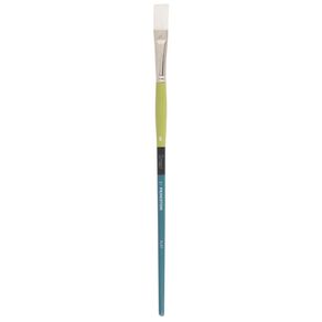 Princeton Snap Brush Long Handle Taklon Flat 8 White