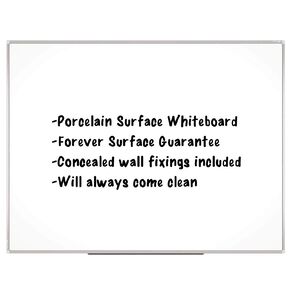 Boyd Visuals Porcelain Whiteboard 900 x 600mm