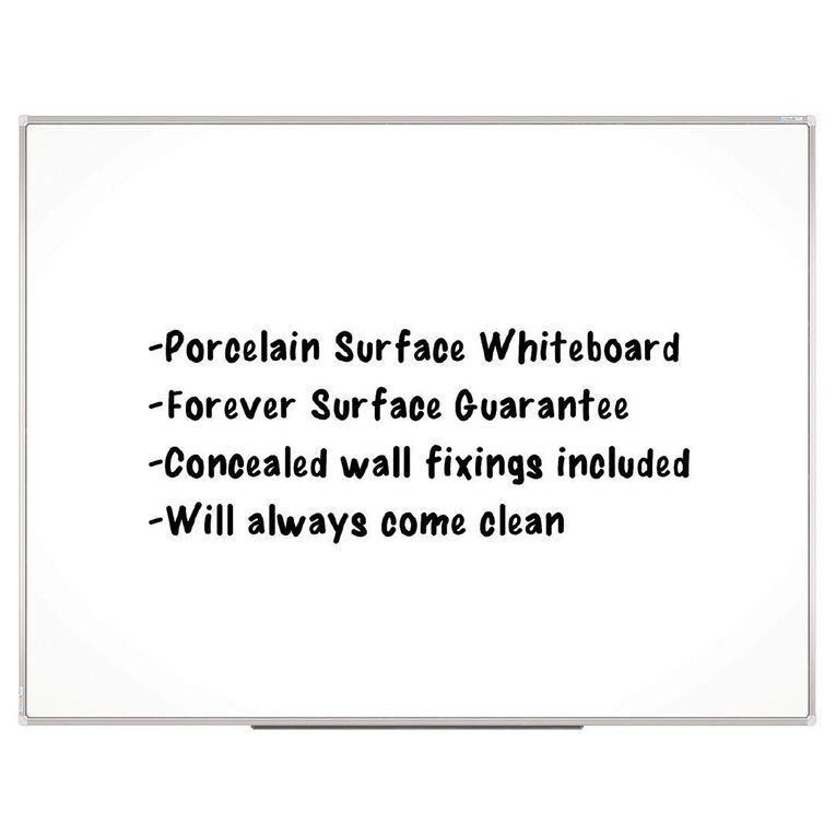 Boyd Visuals Porcelain Whiteboard 900 x 600mm