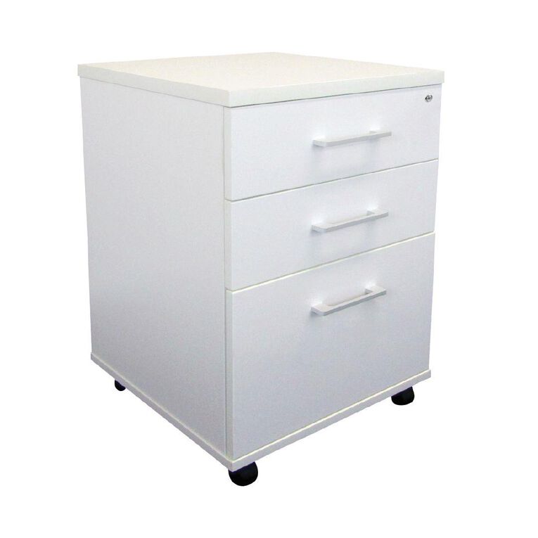 Zealand Sonic Mobile 3 Draw Locking White