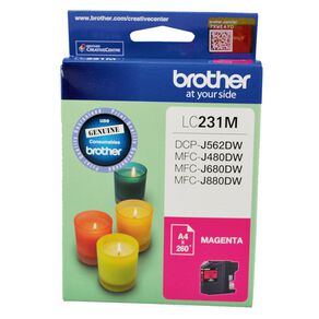 Brother Ink LC231 Magenta 260 Pages