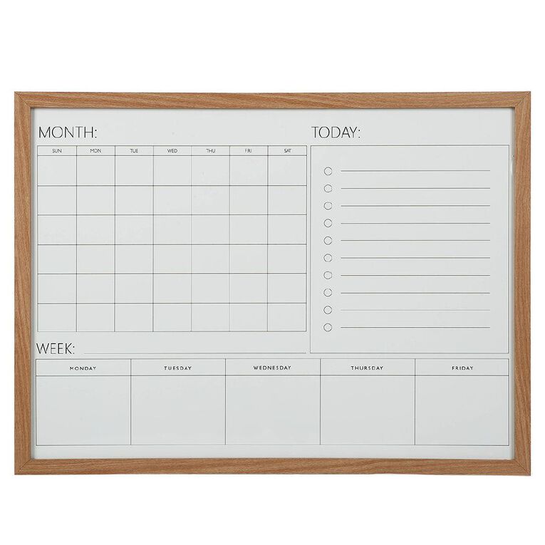 WS Whiteboard Month & Week Planner