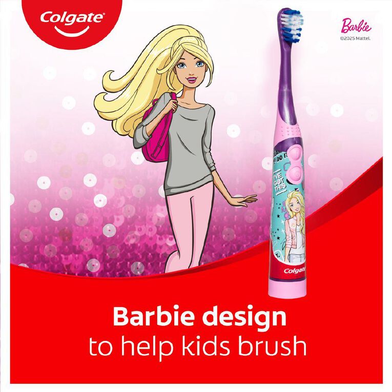 Colgate Barbie Kids' Sonic Power Toothbrush