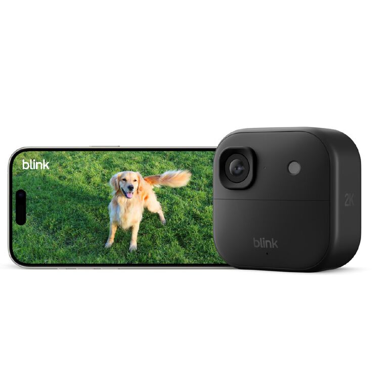 Blink Outdoor 2K+ With Sync Module Core 2 Pack Black