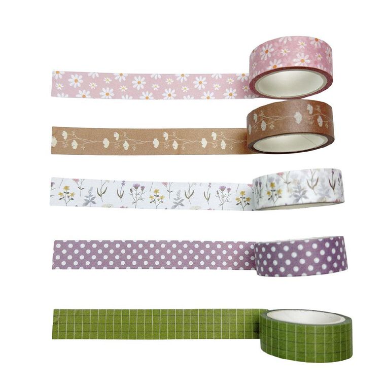 Uniti Stationery Country Calling Washi Tape 5 Pack