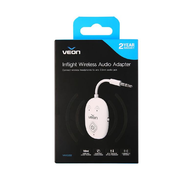 Veon Wireless Airline Adaptor White