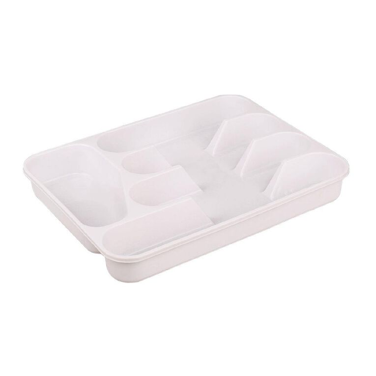Living & Co Cutlery Tray White