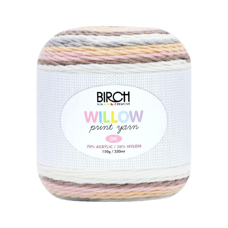 Birch Yarn Willow Yarn Print 45% Acrylic 55% Nylon 150G Husk