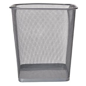 WS Mesh Rubbish Bin Pewter Multi-Coloured