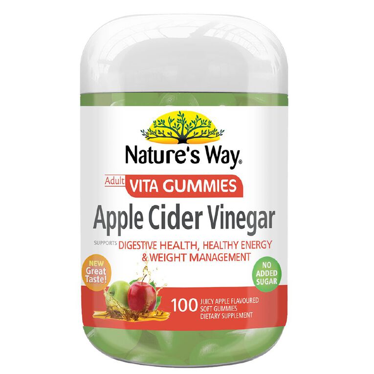 Nature's Way Adult Vita Gummies Apple Cider Vinegar 100