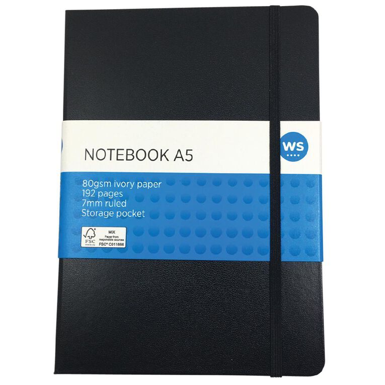 WS Journal PU Black A5