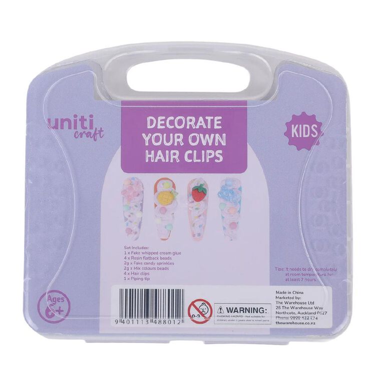 Uniti Decorate Your Own Hair Clips