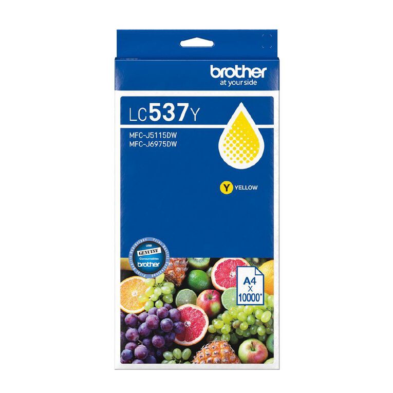 Brother LC537 Ink Yellow 10000 Pages