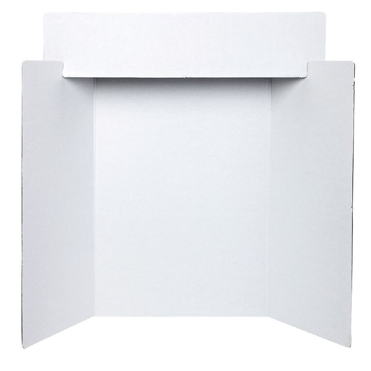 Science Project Board 950mm x 1165mm White