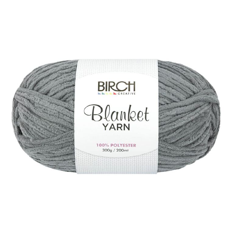 Birch Blanket Yarn 100% Polyester 300G Grey