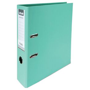 Ledah Pastels Lever Arch Green A4