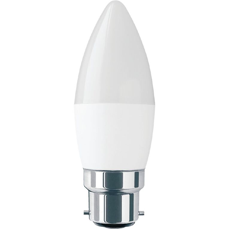 Edapt LED B22 Candle Light Bulb 5.5W Warm White 2 Pack