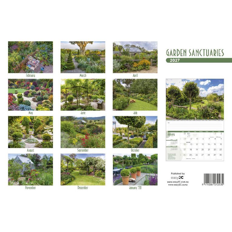 Easy2C 2027 Garden Sanctuary Calendar