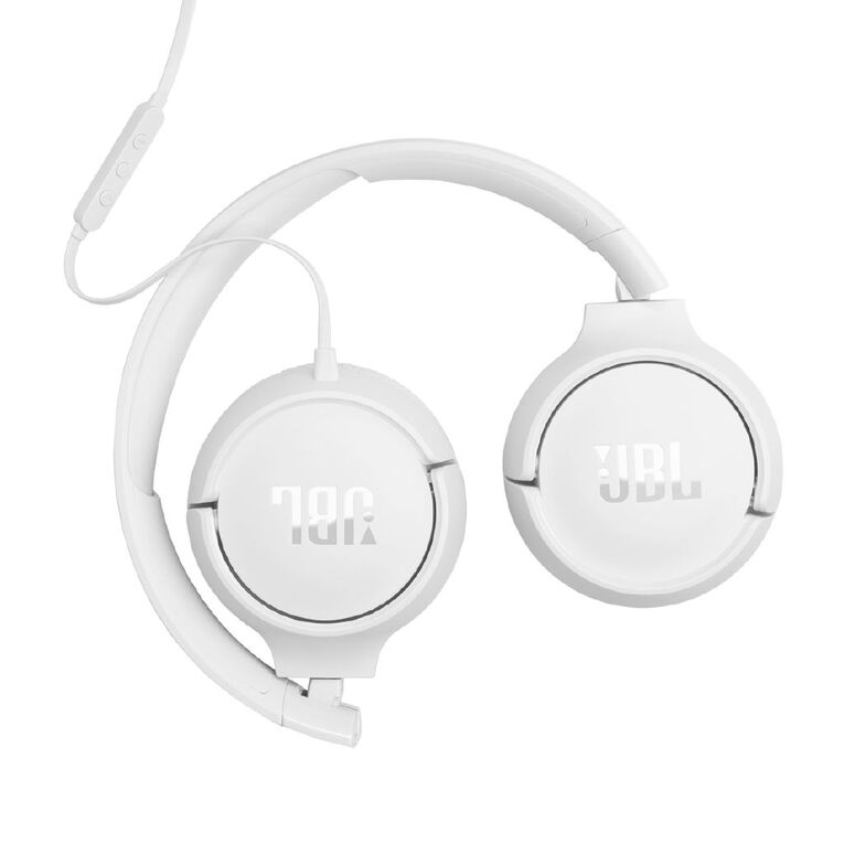 JBL Tune 520C USB-C Wired On-Ear Headphones White