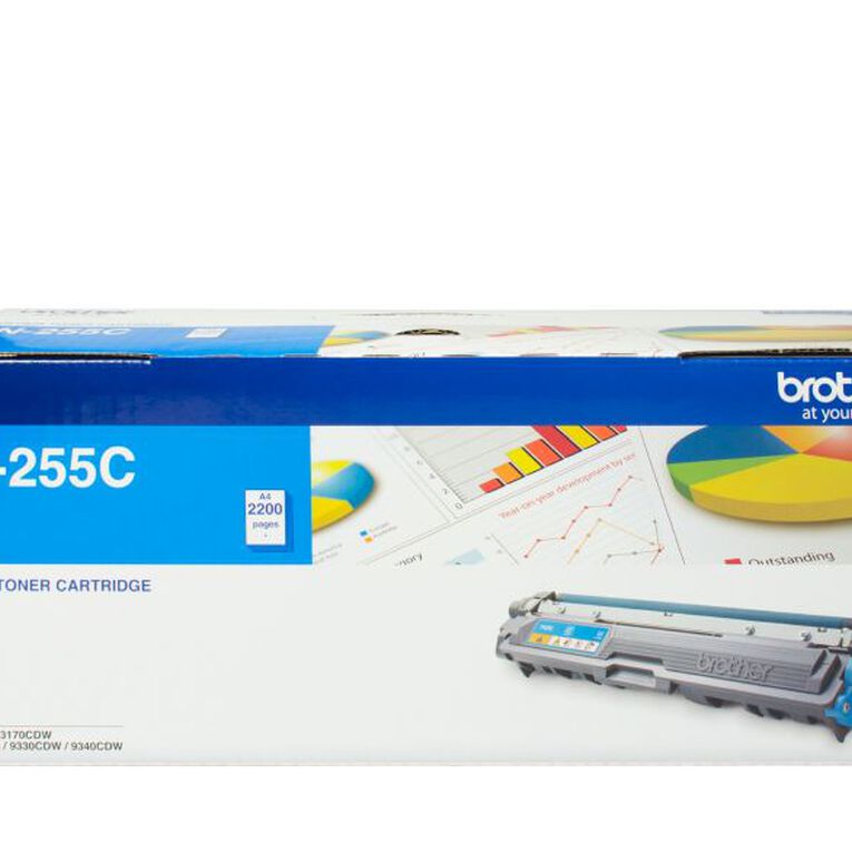 Brother Toner TN255 Cyan 2200 Pages