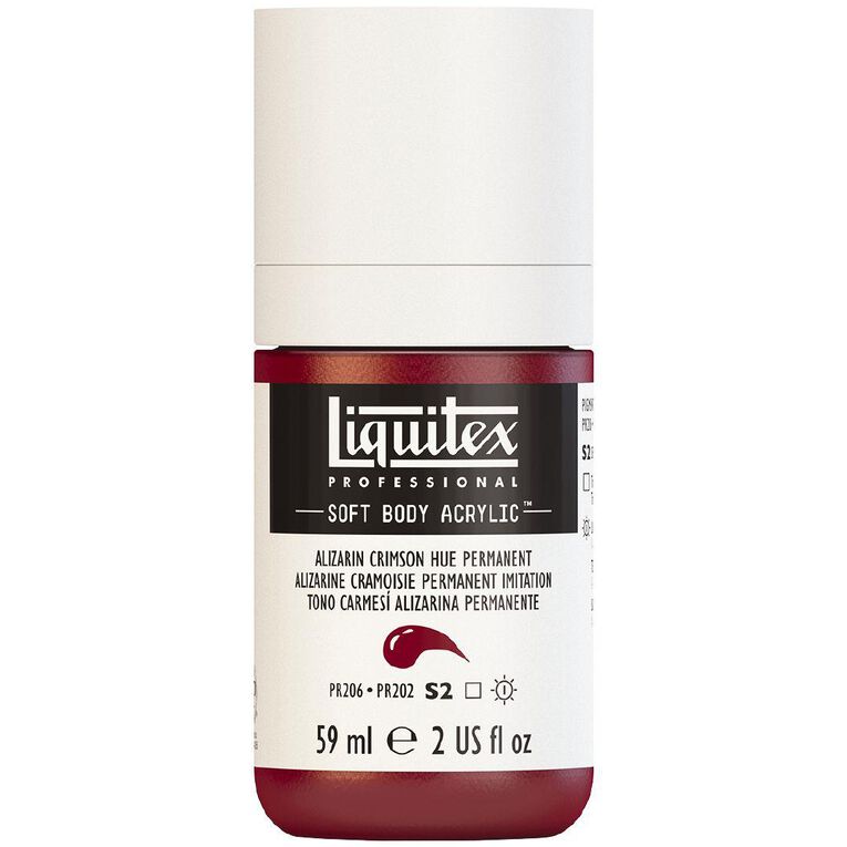 Liquitex S2 Soft Body Acrylic Paint Aliz Crimson Hue