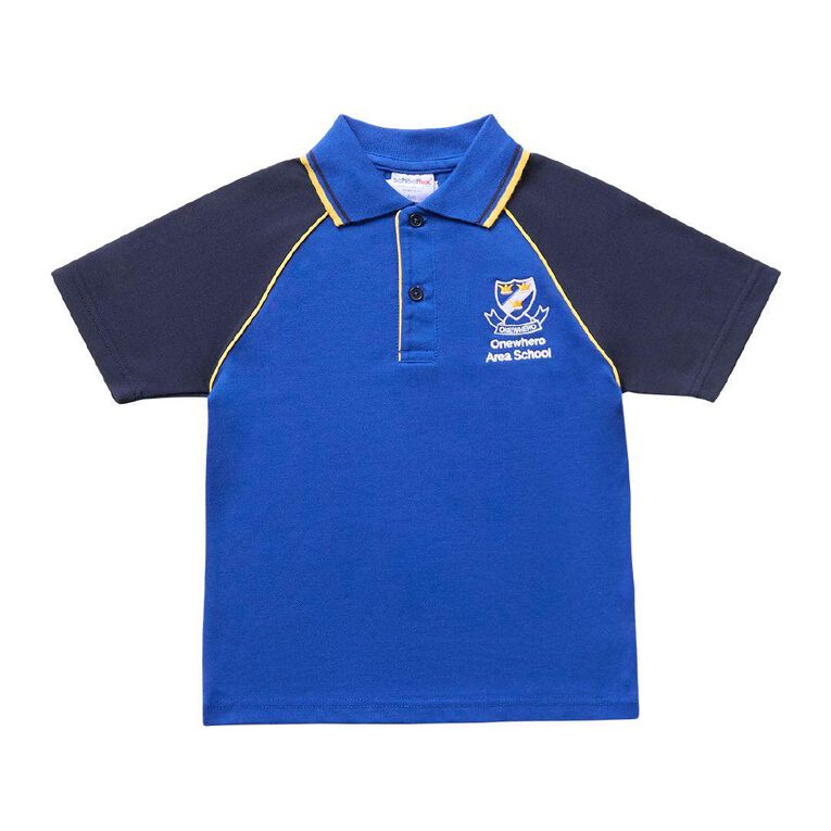 Schooltex Onewhero Short Sleeve Polo with Embroidery