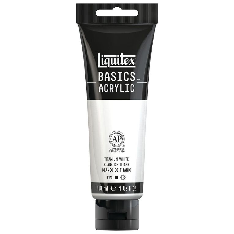 Liquitex Basics Acrylic 118ml Titanium White
