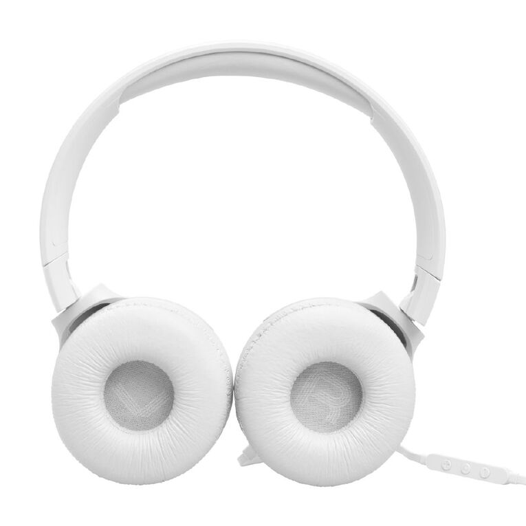 JBL Tune 520C USB-C Wired On-Ear Headphones White