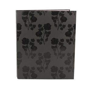 Uniti Stationery Urban Noir A4 Folder Black Roses