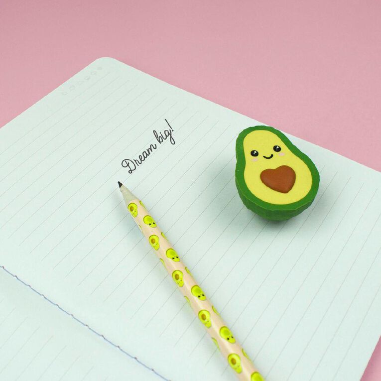 Legami Maxi Eraser Let's Avocuddle Avocado