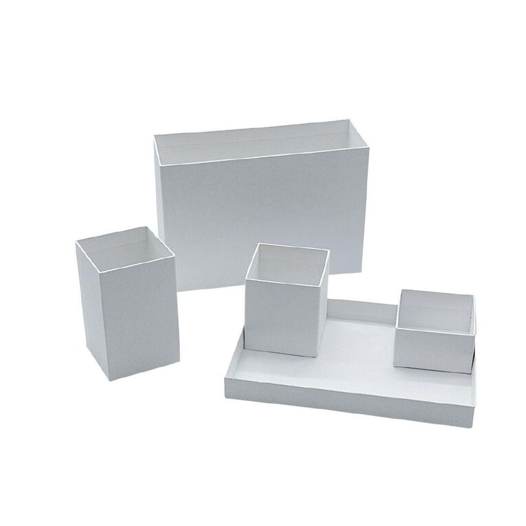 WS Nested Deskstop Organiser White