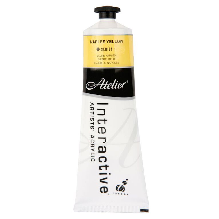Atelier S1 Acrylic Paint Naples Yellow 80ml