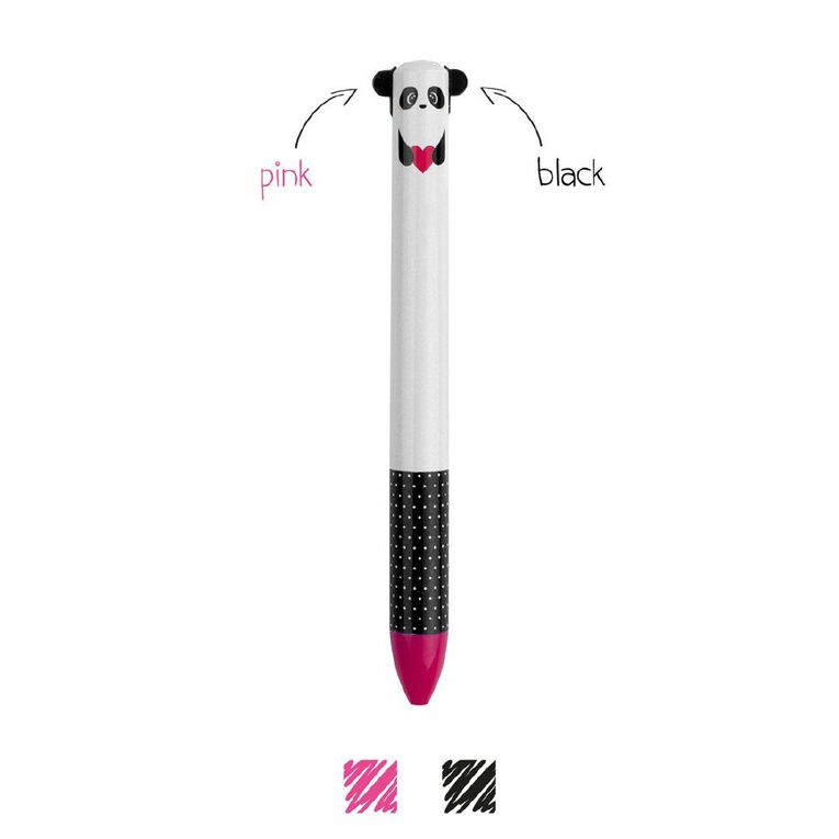 Legami 2 Colour Ballpoint Pen Panda