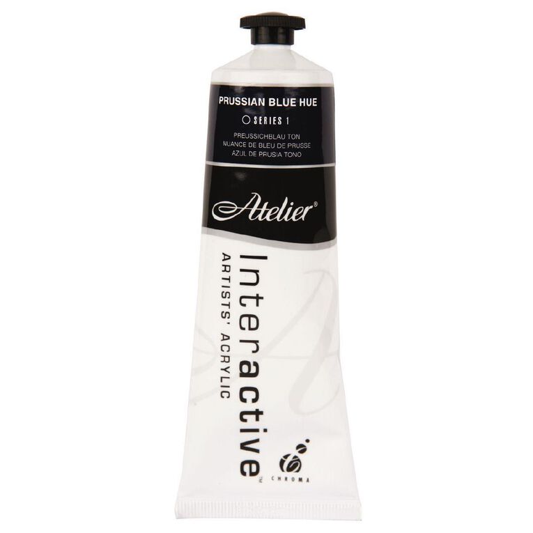 Atelier S1 Acrylic Paint Prussian Blue Hue 80ml