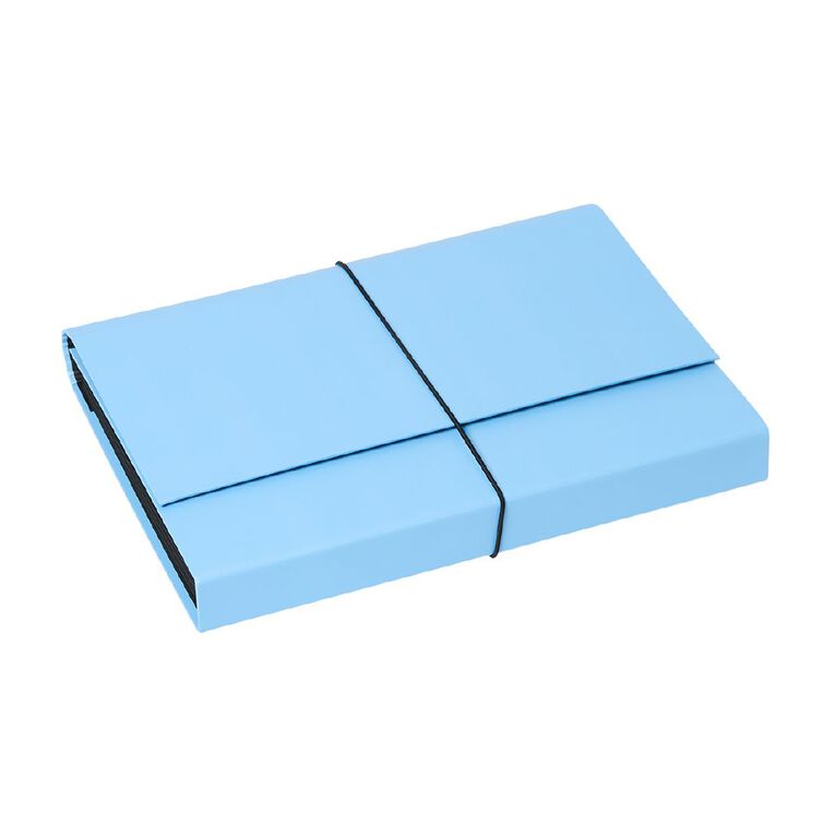 WS Expanding File 6 Pockets Blue A4