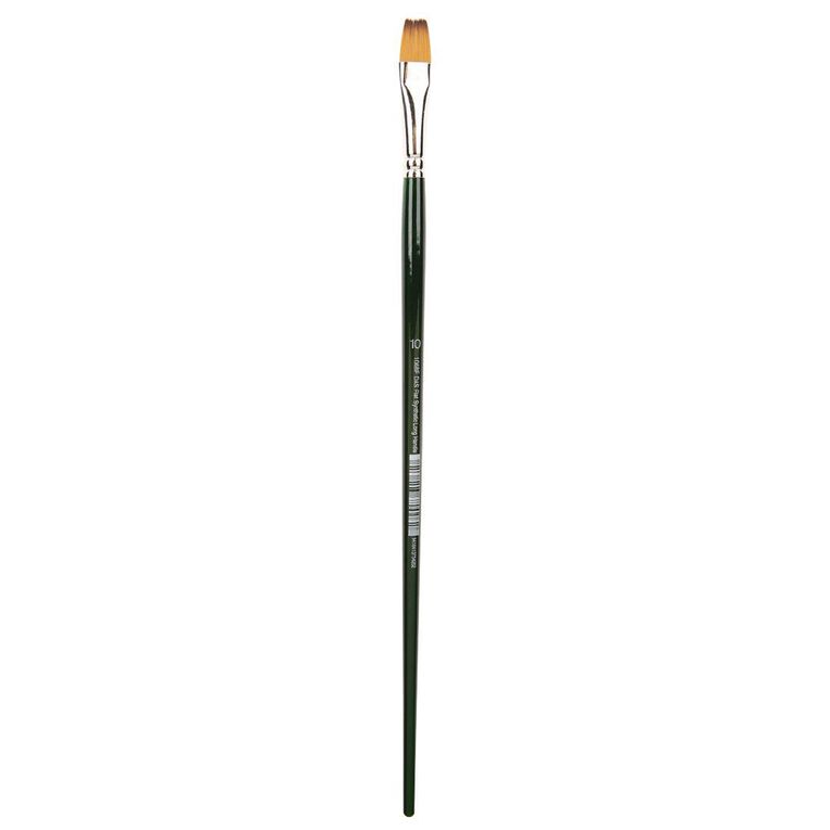 DAS Long Handle Synthetic Flat #10 Gold