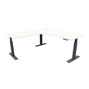 Zealand Electric Height Adjustable Workstation 1500 x 700 Coastal Elm