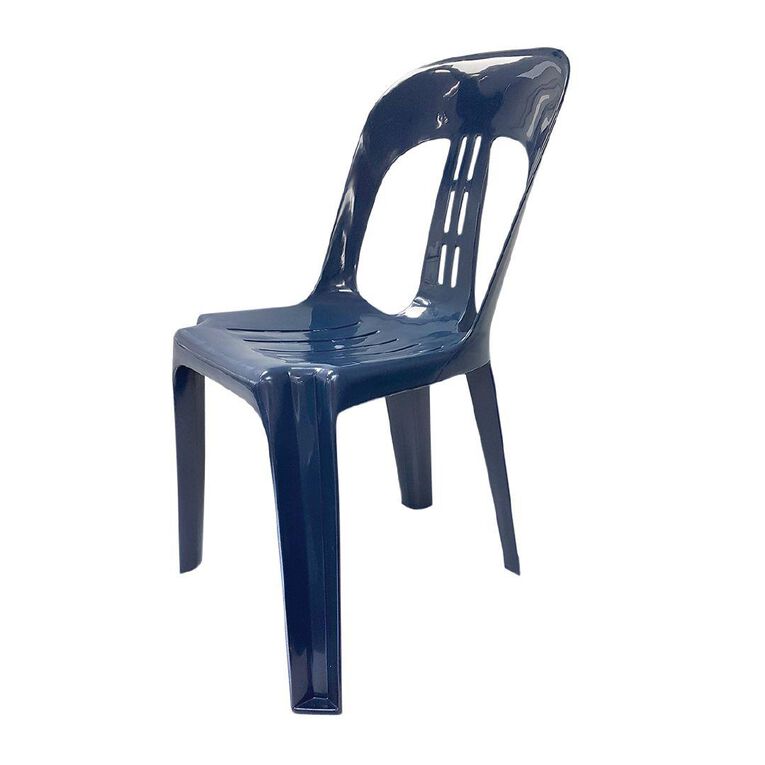 Knights Inde Stacker Chair Navy Blue