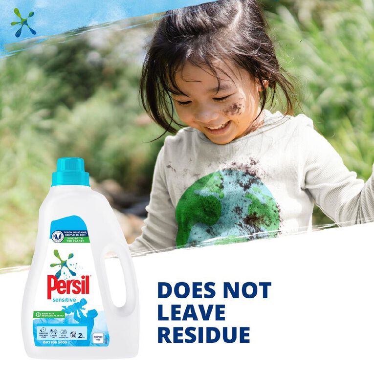 Persil Front & Top Loader Laundry Liquid Sensitive 2L